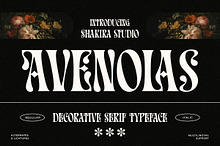 Avenolas - Decorative Serif
