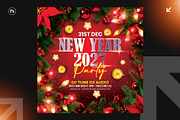 New Year Party Flyer Design Bundle, a Flyer Template by Shajib Shikder (Thumbnail 4 of 7)