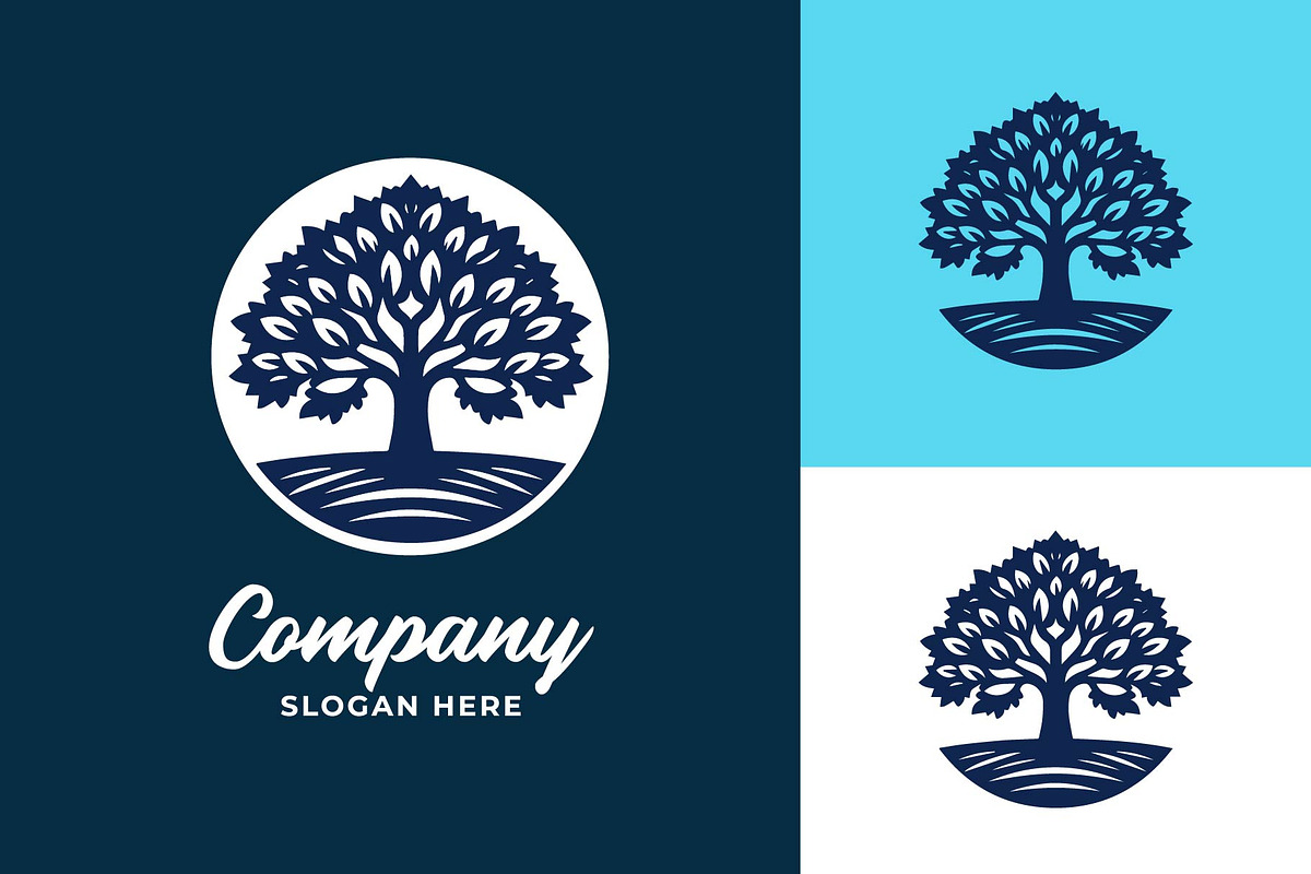Shady Tree Modern Logo Design, a Branding & Logo Template by funpixel