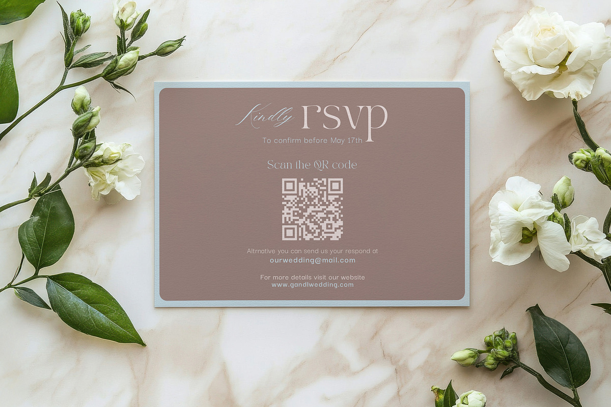 Wedding Invitation Set Canva, an Invitation Template by Hotpin (Photo 5 of 5)