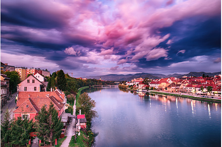 Sunrise at Maribor, an Architecture Photo by Nature and travel