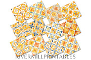 Seamless Moroccan Backgrounds, a Background Graphic by Rivermill Printables (Thumbnail 2 of 2)