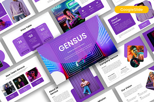 Gensus – Creative Google Slide, a Presentation Template by kreatifreya
