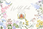 Wild Grasses and Tractor, watercolor, an Illustration by Love Watercolor Store (Thumbnail 1 of 8)