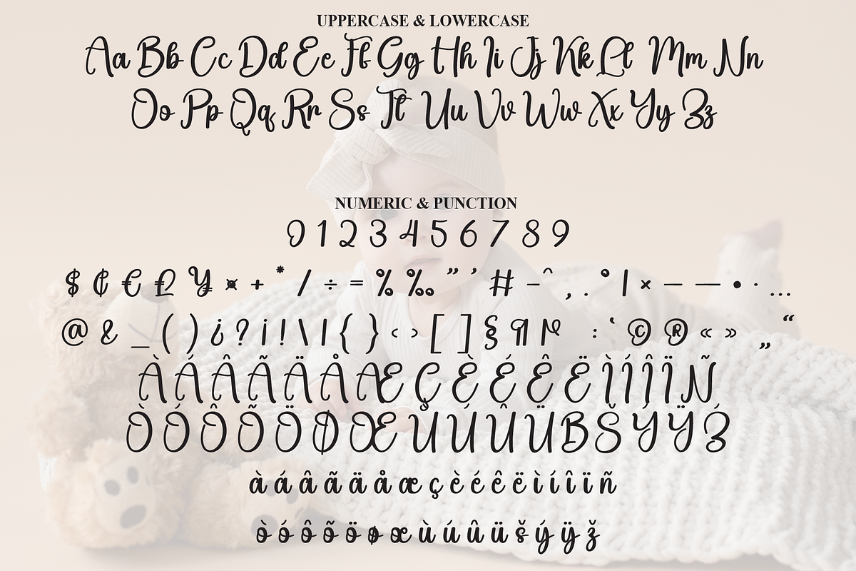 Baby Boho | Script Font, a Handwritten Font by Scratchones (Photo 7 of 9)