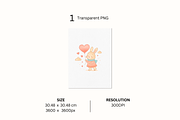 Valentine Hearts, a Pattern Graphic by Jaselvii Studio (Thumbnail 3 of 4)