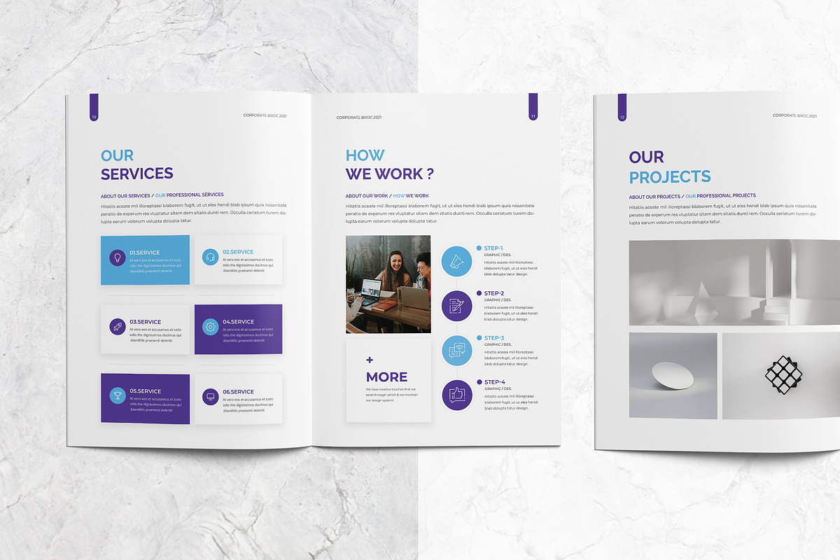 Company Profile, a Brochure Template by WOWPro (Photo 6 of 9)