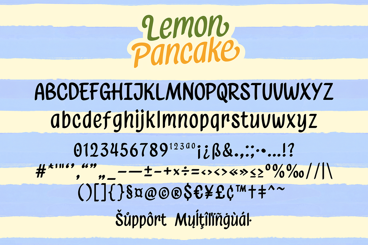 Lemon Pancake, a Handwritten Font by Ainun Jinan (Photo 12 of 12)