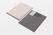 Topographic Map Stationery Set, a Stationery Template by Hello Mart (Thumbnail 1 of 5)