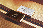 Wooden Business Card Pack [Horisont], a Business Card Template by Nikolozgraphic (Thumbnail 4 of 9)
