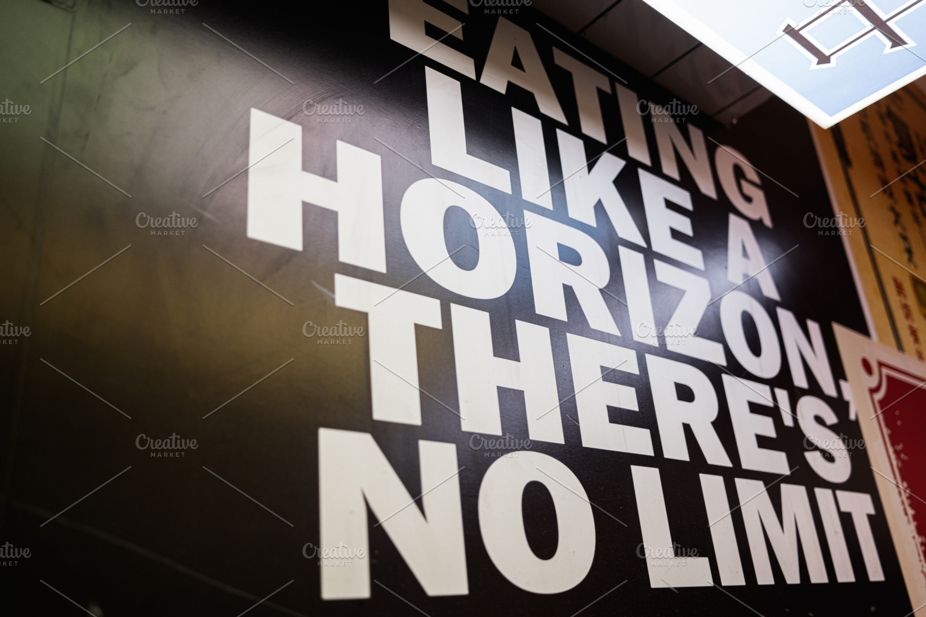Bold typography featuring an inspirational quote on a dark modern background, a Photo by AS photostudio