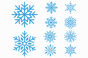 Snowflake Vector SVG PNG Clipart, a Seasonal Illustration by Kusumaillustration (Thumbnail 8 of 11)