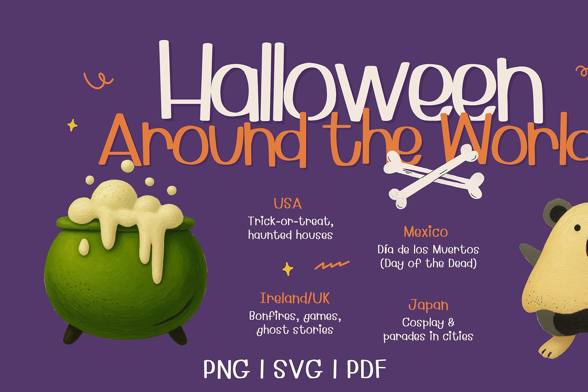 Cute Halloween Clipart Bundle, an Object Graphic by RAHMAT (Photo 7 of 10)
