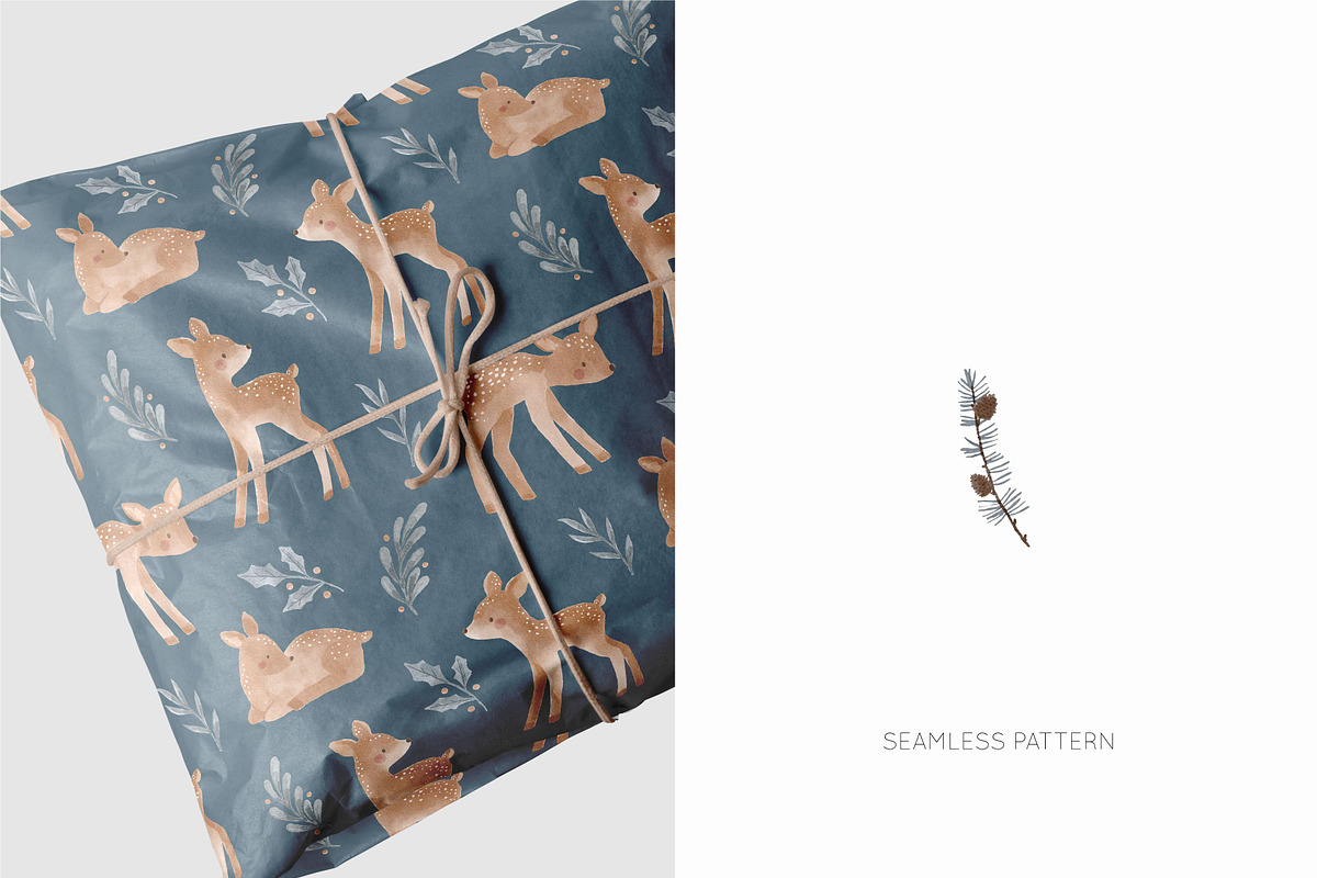 Watercolor woodland fawn, an Animal Illustration by Cute And Wild (Photo 6 of 6)
