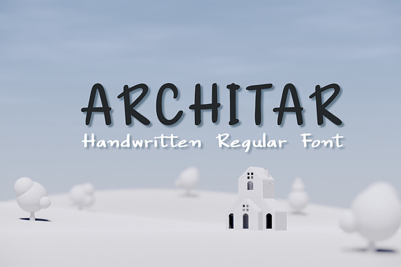 Architar Font preview 5