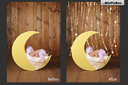 Christmas Lights Golden Glow, a Layer Style Add-On by MixPixBox (Thumbnail 6 of 12)