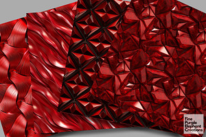 Red Glam Luxury Glitter Art Deco HD