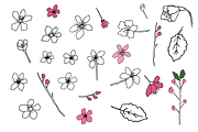 Spring blossoms doodles, a Decorative Illustration by Emjwalker (Thumbnail 3 of 3)