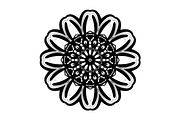 Black and White Mandala Patterns Set, a Decorative Illustration by NJ Himel (Thumbnail 68 of 101)