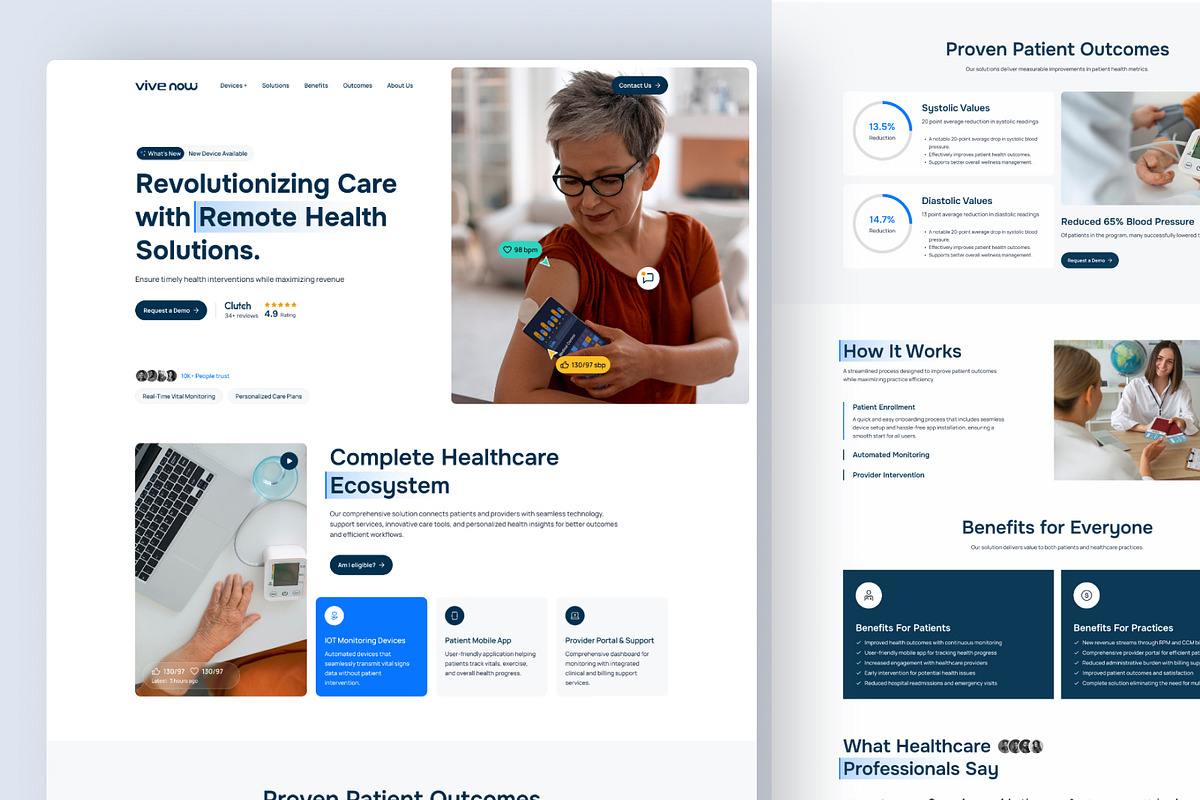 Remote Care Innovator, a Websites & App Template by PicoartBd (Photo 1 of 2)