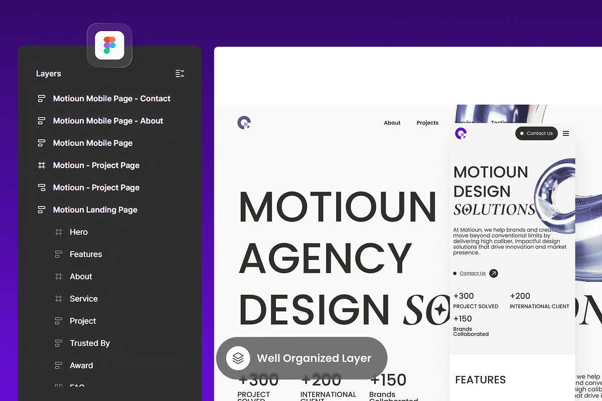 Creative Agency Landing Page preview 2