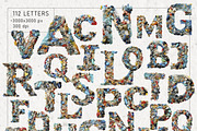 Plastic garbage letters. Trash ABC, an Object Graphic by AnMark (Thumbnail 7 of 8)