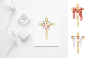 Watercolor Cross Collection