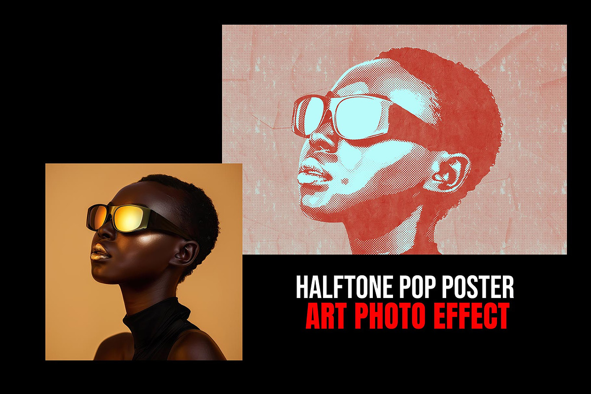Halftone Pop Poster Art Effect, an Action Add-On by Photoshop Action (Photo 4 of 10)