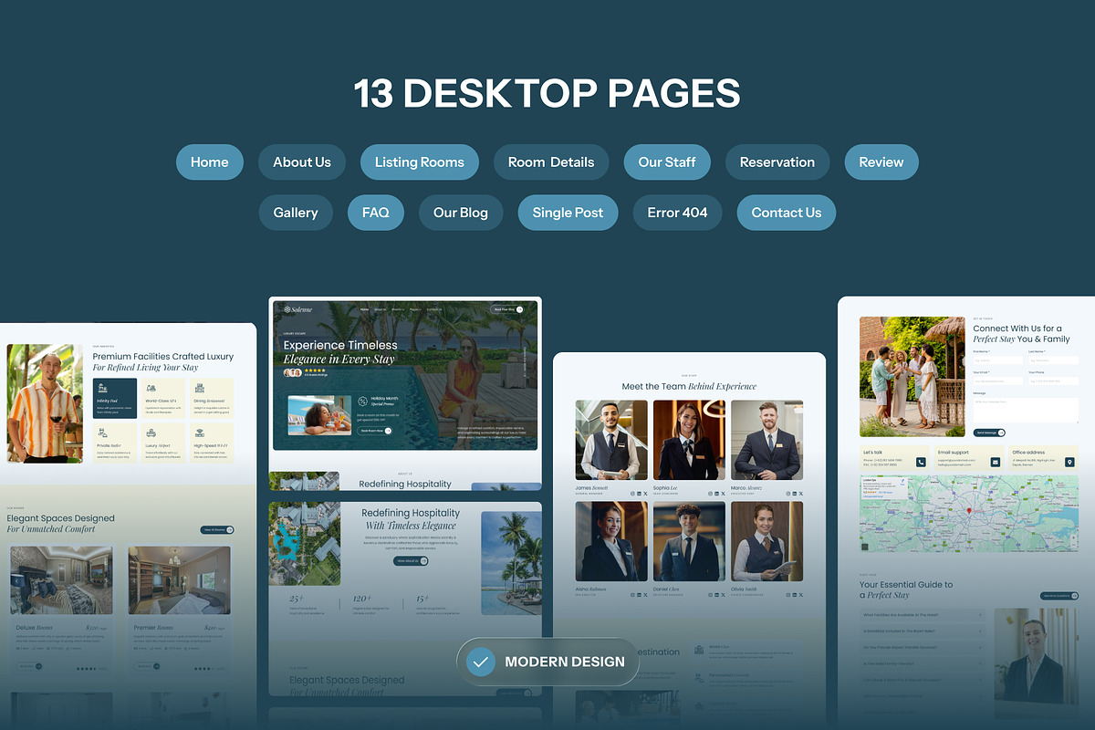 Solenne - Luxury Hotel & Resort, a WordPress Template by SLAB! Design (Photo 2 of 5)