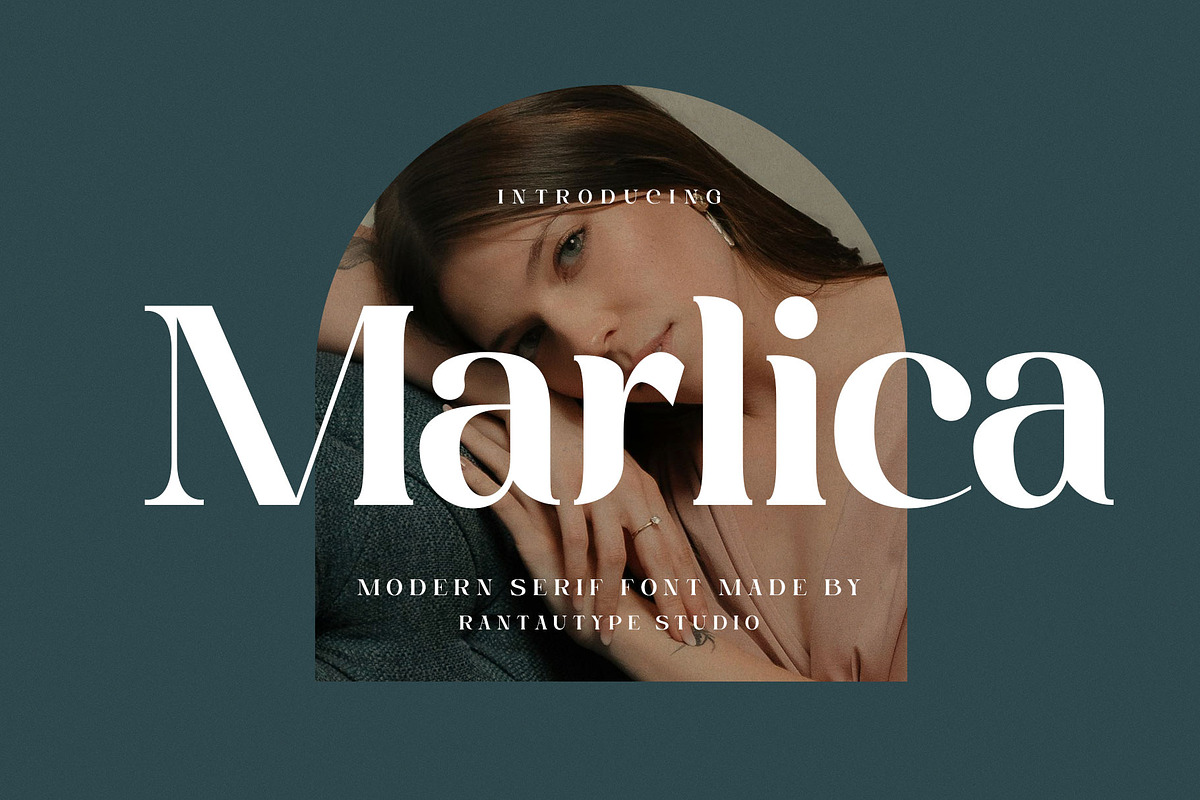 Marlica Modern Serif Font, a Serif Font by RantautypeStudio (Photo 1 of 11)