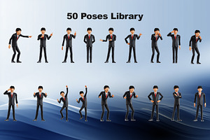 Businessman 3D Character Library