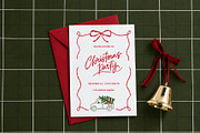 Vintage Christmas Party Clipart, a Decorative Illustration by Barkova Nadya (Thumbnail 5 of 9)