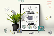 Cute pirate design, an Animal Illustration by kuchuk_design (Thumbnail 5 of 5)