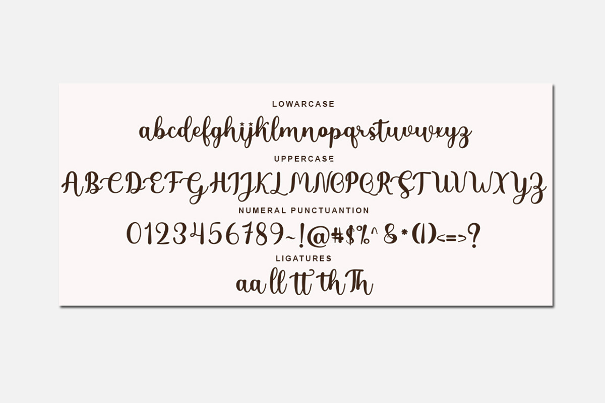 Blazeska 3 Elegant Font, a Script Font by Bosstype Studio (Photo 6 of 8)