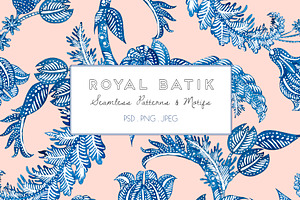 Royal Batik, Seamless Print & Motifs