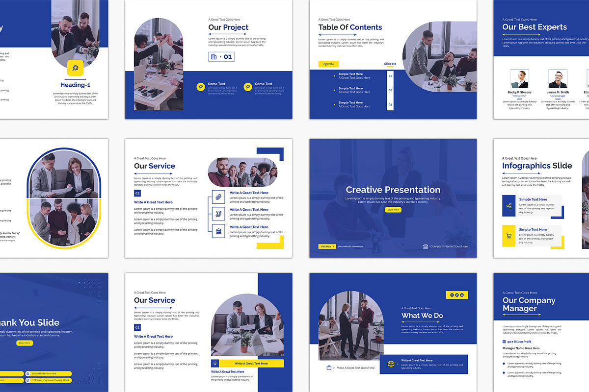 Corporate Marketing & Business Plan, a Presentation Template by creative-mint (Photo 6 of 10)