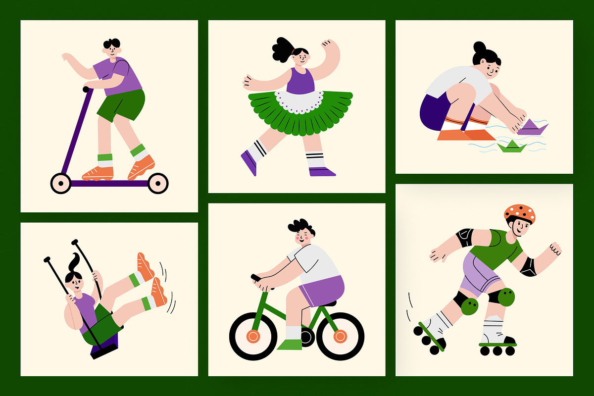 Animated Childhood Illustration Art, a Person Illustration by Brickclay (Photo 4 of 5)