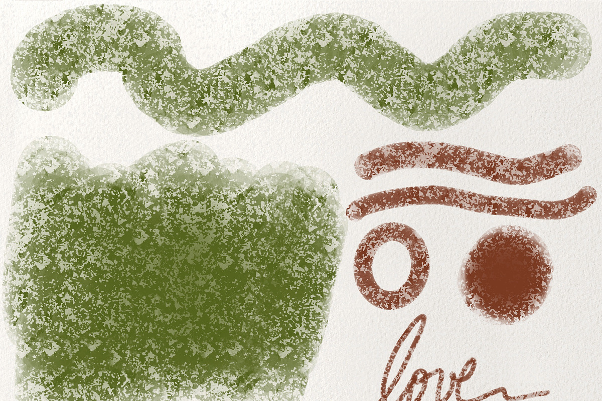 Procreate Texture Brushes II, a Brush Add-On by Li Zamperini (Photo 8 of 20)