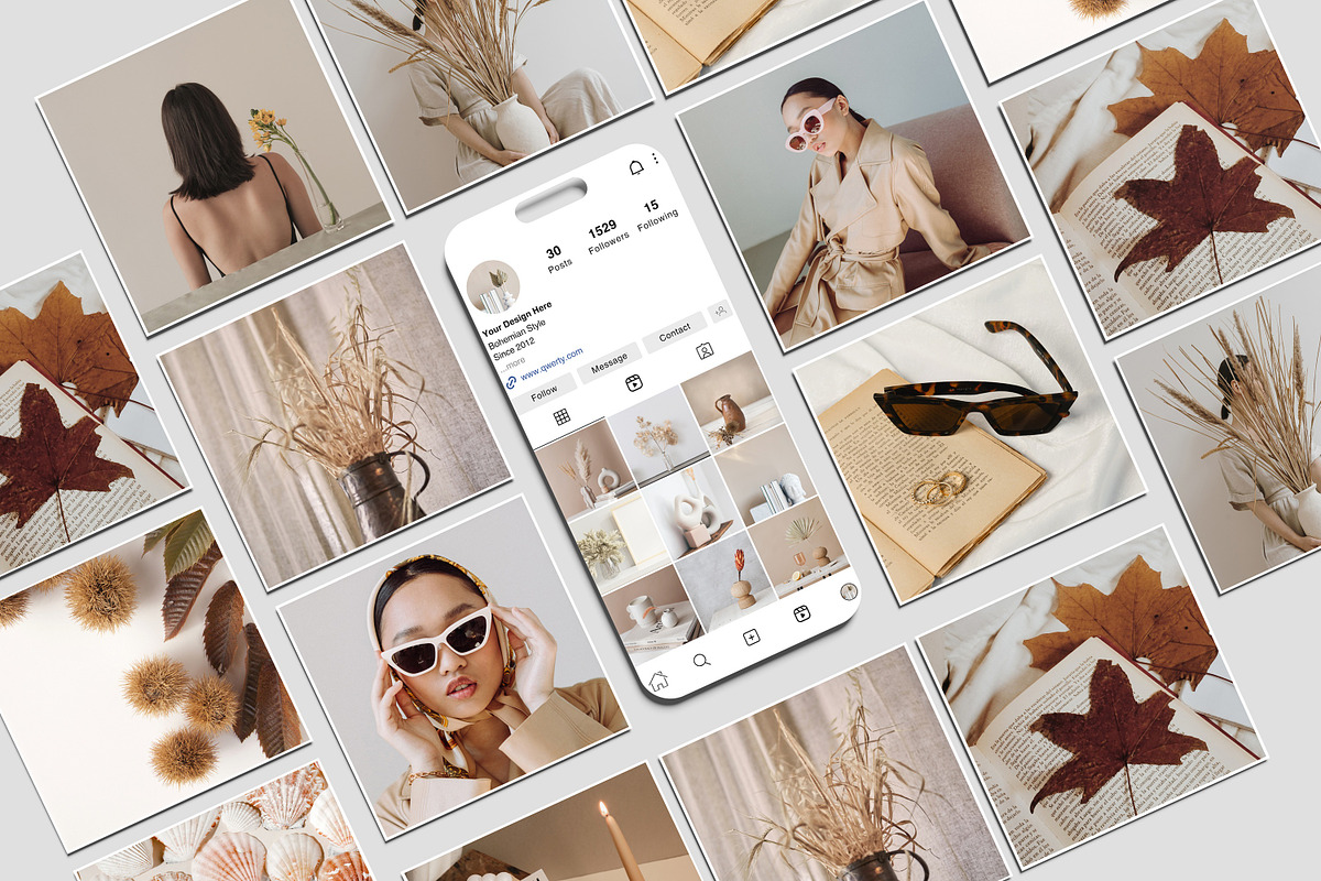 Instagram Post Mockup, an Advertising Mockup by AnasStudio (Photo 5 of 5)