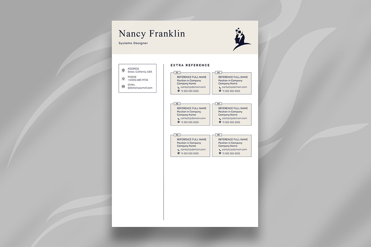 Canva Resume Template, a Resume Template by DesignDevisers (Photo 4 of 10)
