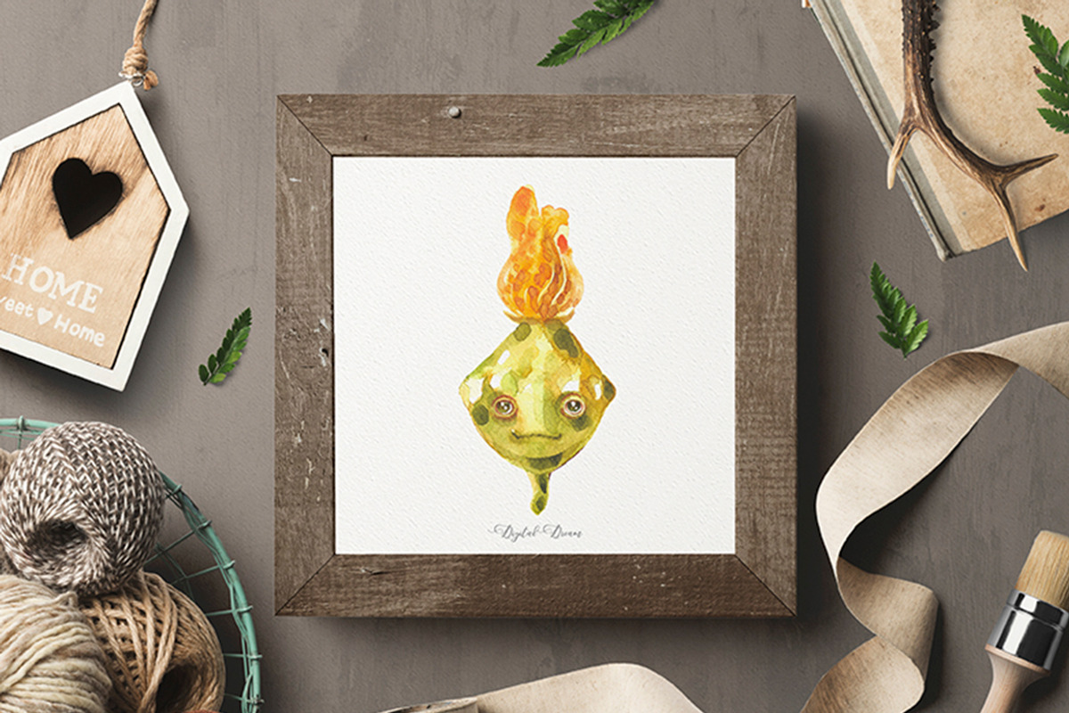 Vegetables - cartoon character, an Illustration by DigitalDream (Photo 5 of 7)