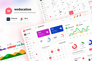 Weducation - School Admission Admin, an UI Kit Template by peterdraw (Thumbnail 1 of 8)