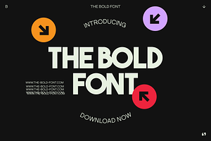 THE BOLD FONT. PRO, a Font by THE BOLD FONT.