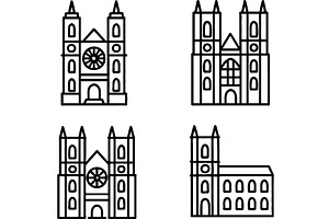 Vector illustration of line icons, an Object Illustration by ZinetroN
