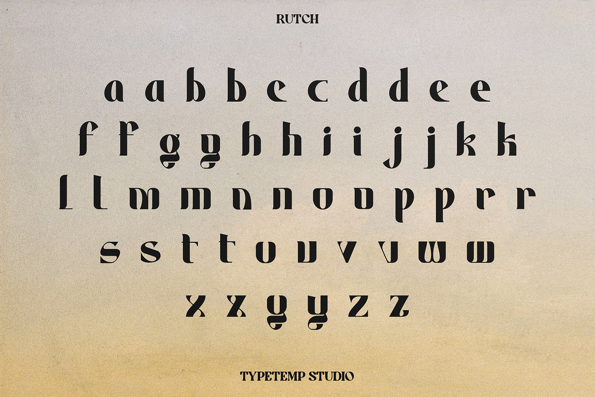 Rutch Display Font, a Serif Font by Typetemp Studio (Photo 16 of 17)