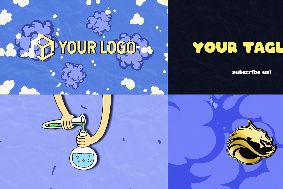 Chemical Reaction Logo After Effects