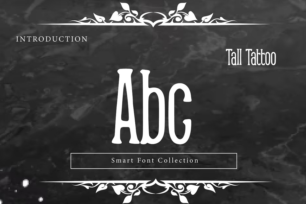 Tall tattoo, a Slab Serif Font by Wow Magic (Photo 2 of 3)
