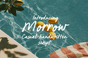 Morrow Handwritten Script Font, a Script Font by kavoon (Thumbnail 5 of 10)