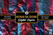 Red Blue Foil Texture Background, a Texture Graphic by Creative Store (Thumbnail 1 of 5)