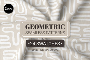 Organic Shapes Seamless Patterns